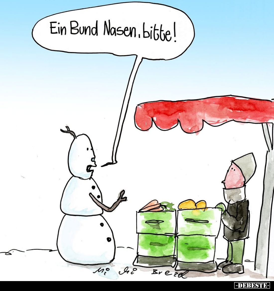 Ein Bund Nasen, bitte!