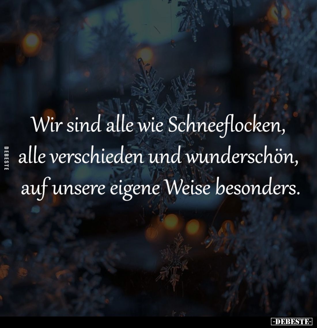 Wir sind alle wie Schneeflocken... - Lustige Bilder | DEBESTE.de
