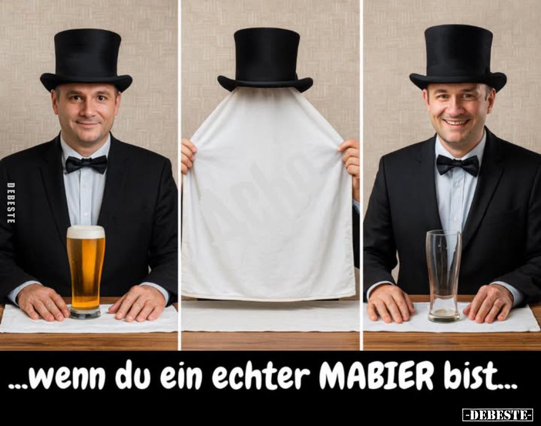 Wenn du ein echter MABIER bist.