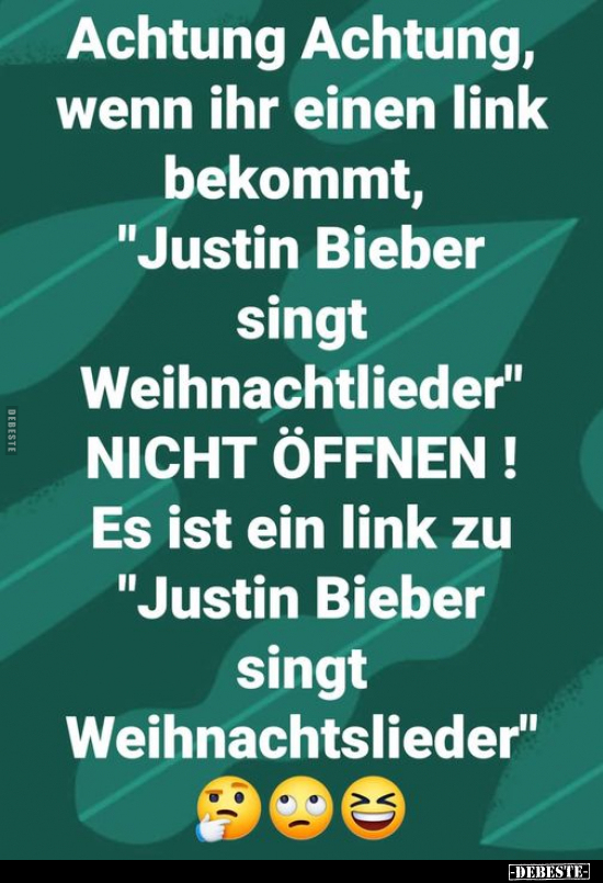 Achtung Achtung, wenn ihr einen link bekommt..