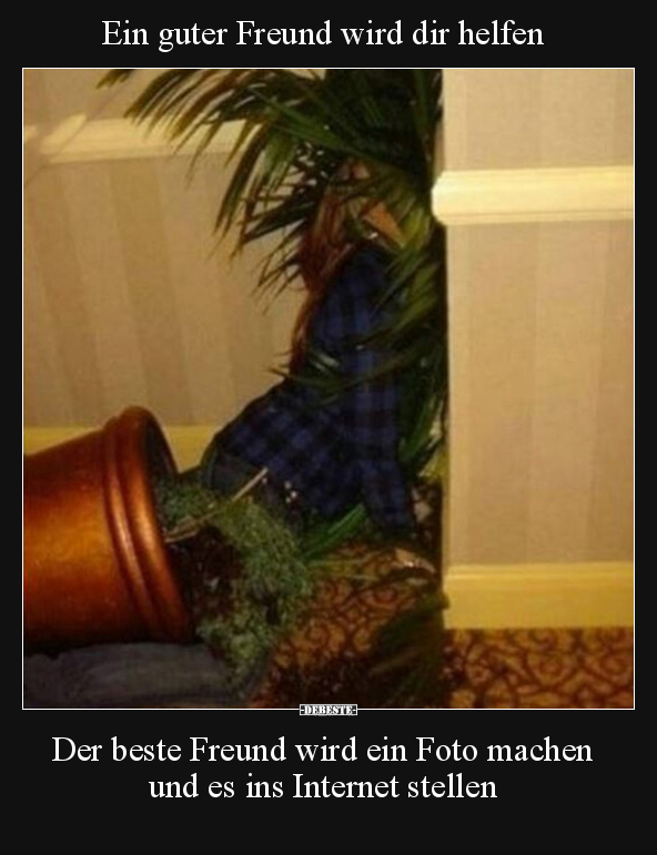 Ein guter Freund wird dir helfen.. - Lustige Bilder | DEBESTE.de