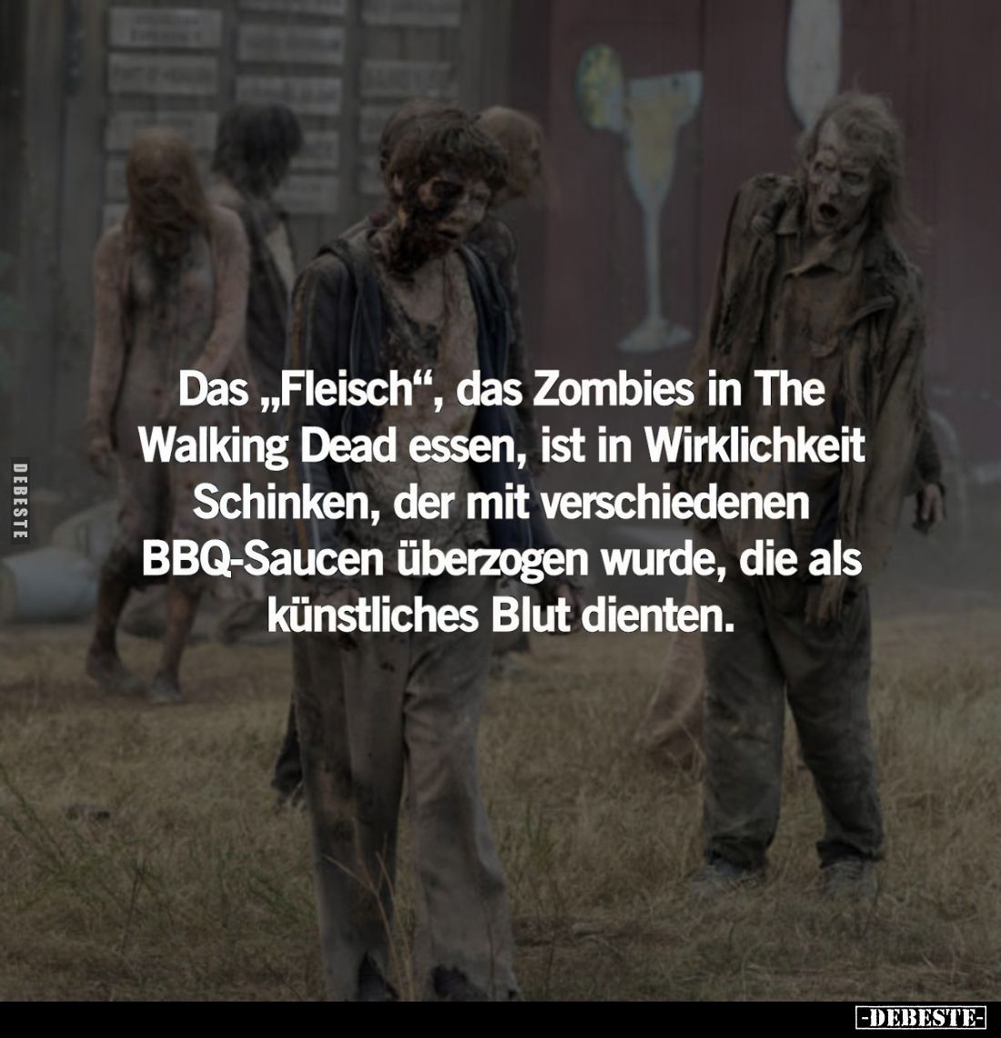 Das "Fleisch", das Zombies in The Walking Dead essen... - Lustige Bilder | DEBESTE.de