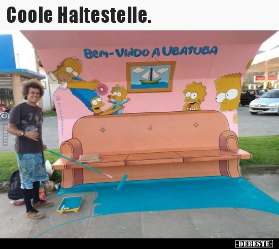 Coole Haltestelle... - Lustige Bilder | DEBESTE.de