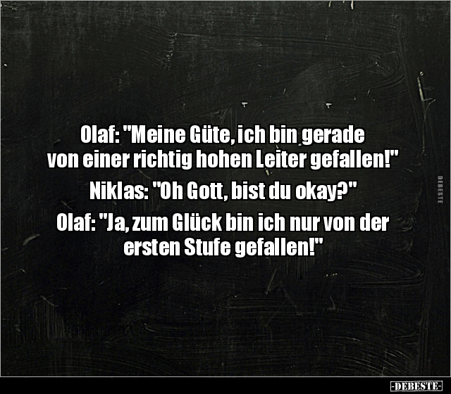 Olaf: "Meine Güte, ich bin gerade von einer richtig hohen.." - Lustige Bilder | DEBESTE.de