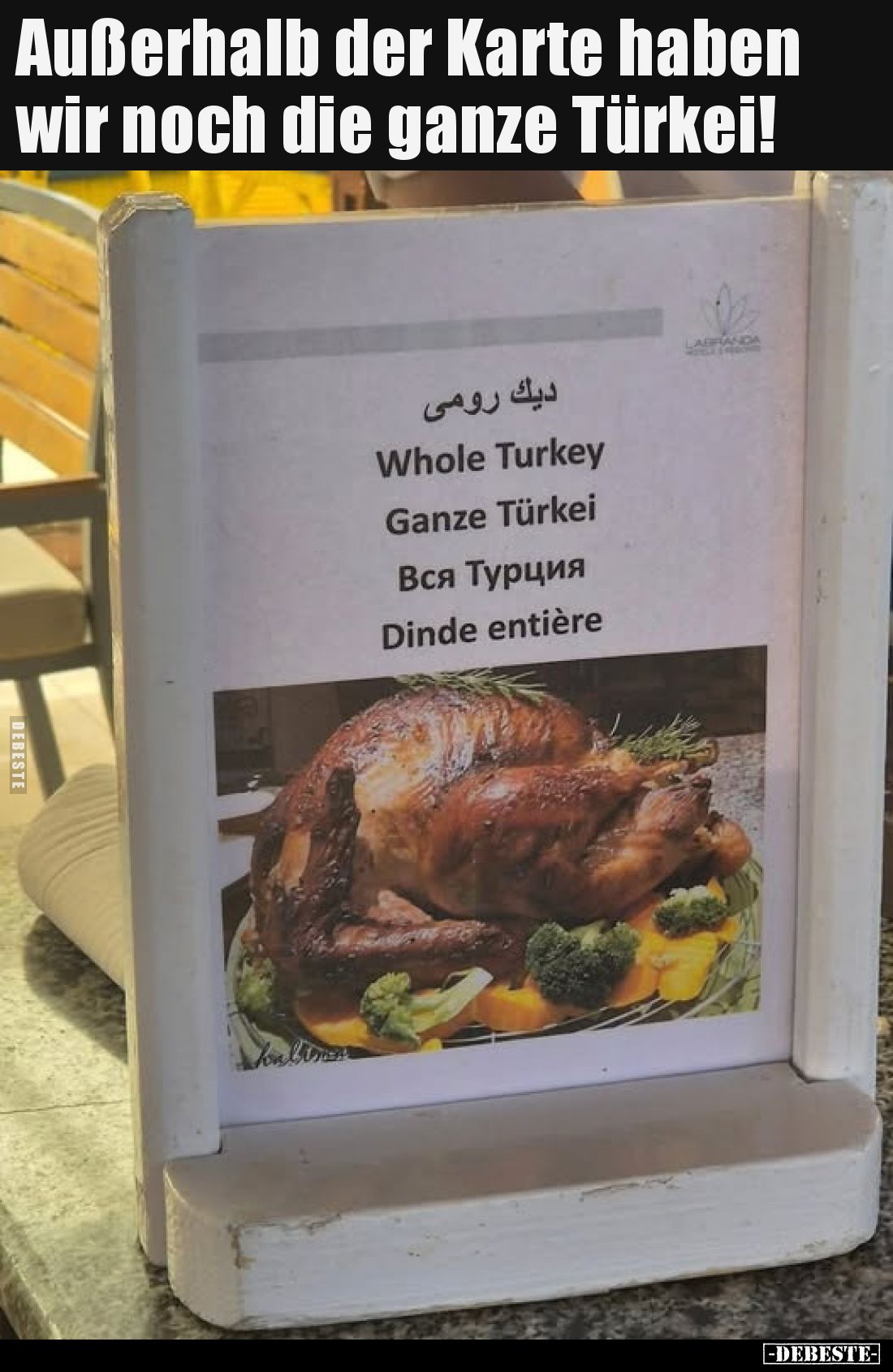 Außerhalb der Karte haben wir noch die ganze Türkei!