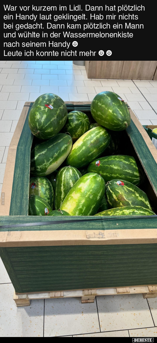 War vor kurzem im Lidl. Dann hat plötzlich ein Handy laut.. - Lustige Bilder | DEBESTE.de