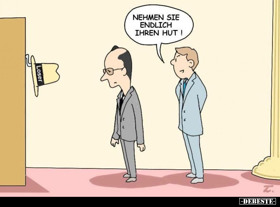 Nehmen Sie endlich Ihren Hut!