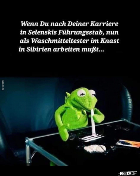 Wenn Du nach Deiner Karriere in Selenskis Führungsstab.. - Lustige Bilder | DEBESTE.de