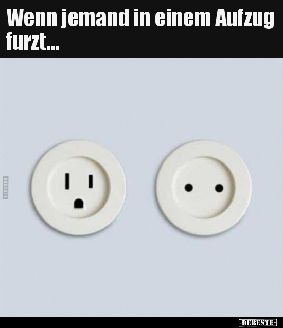 Wenn jemand in einem Aufzug furzt