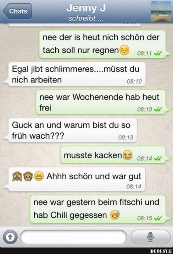 Nee der ist heut nich schön der tach soll nur regen..