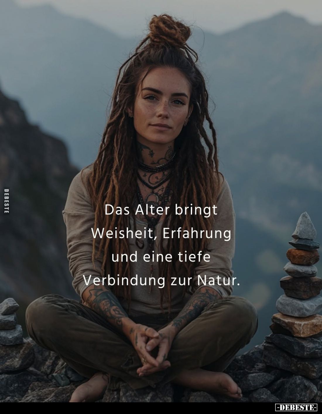 Das Alter bringt Weisheit, Erfahrung und eine tiefe Verbindung zur Natur.