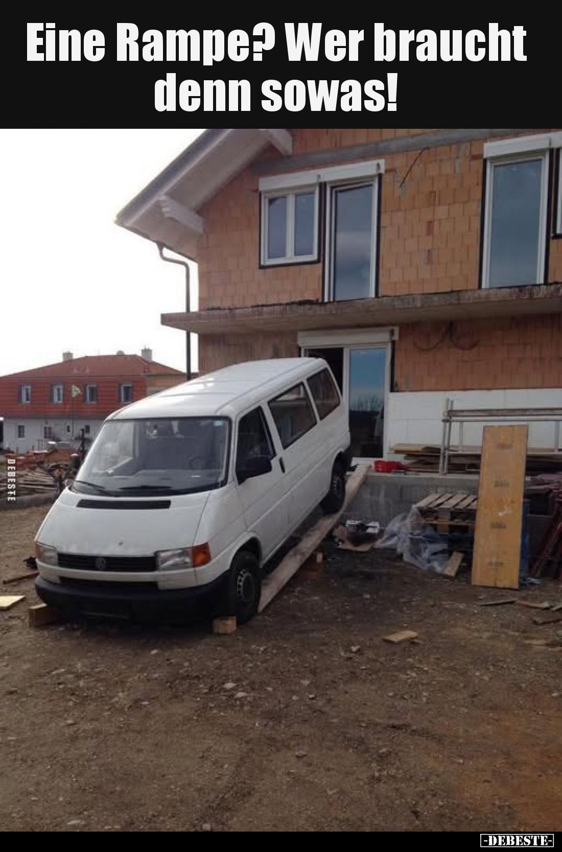 Eine Rampe? Wer braucht denn sowas!