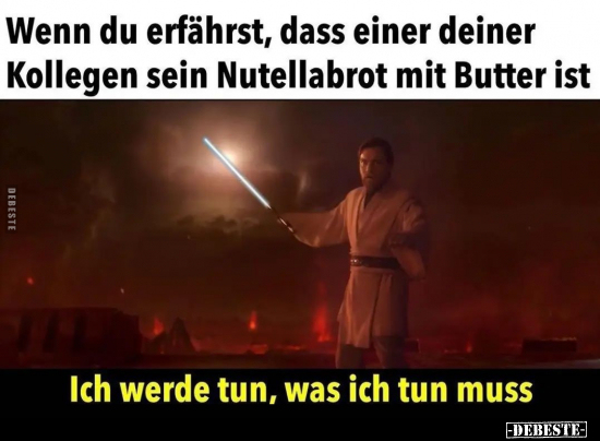 Wenn du erfährst, dass einer deiner Kollegen sein..