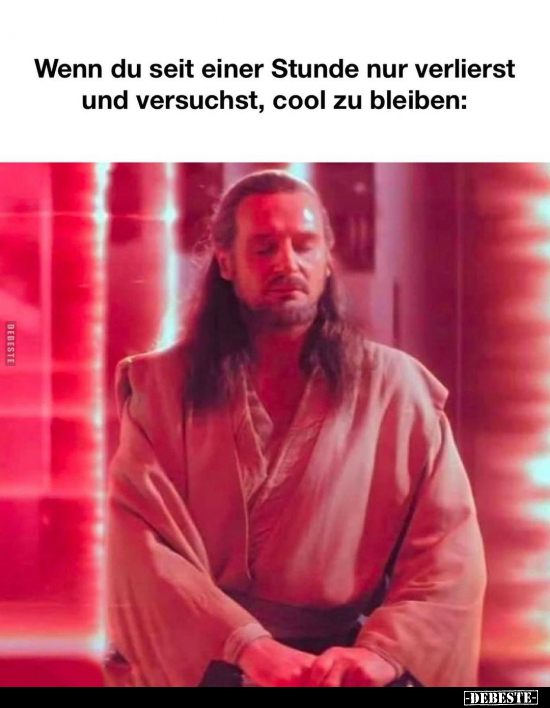 Wenn du seit einer Stunde nur verlierst und versuchst.. - Lustige Bilder | DEBESTE.de