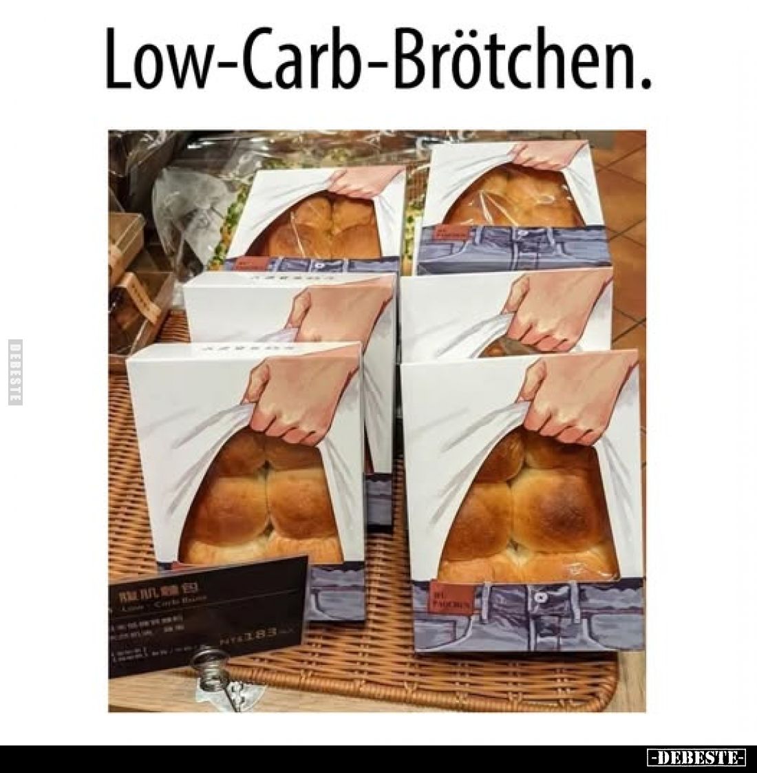 Low-Carb-Brötchen.