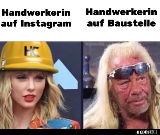 Handwerkerin auf Instagram.. - Lustige Bilder | DEBESTE.de