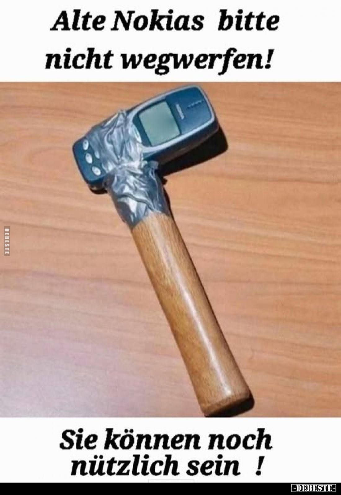 Alte Nokias bitte nicht wegwerfen!
-
Sie können noch nützlich sein!