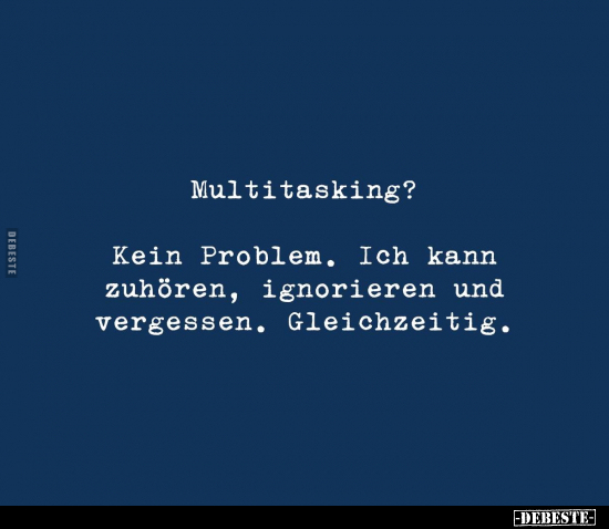 Multitasking?.. - Lustige Bilder | DEBESTE.de