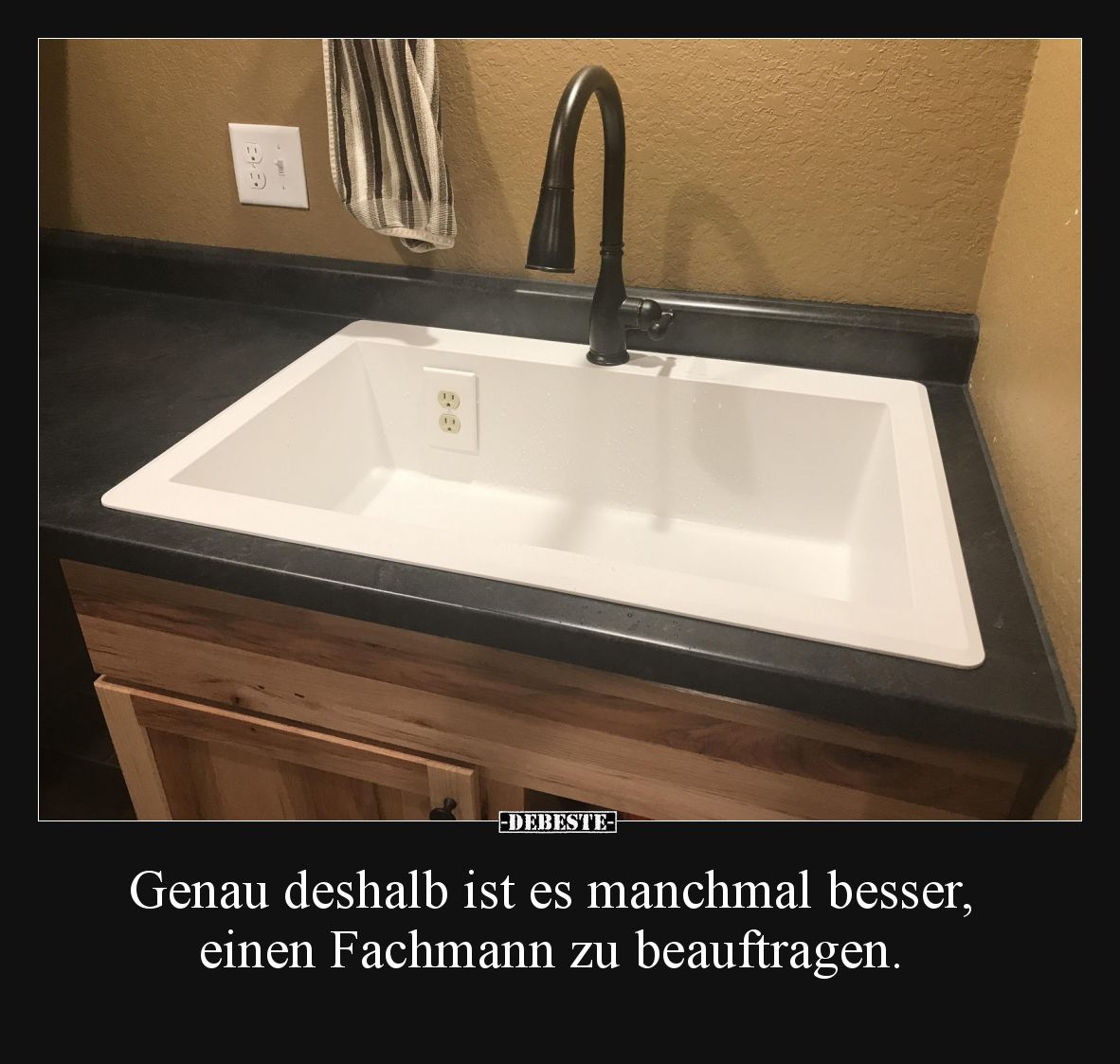 Genau deshalb ist es manchmal besser, einen Fachmann zu beauftragen.