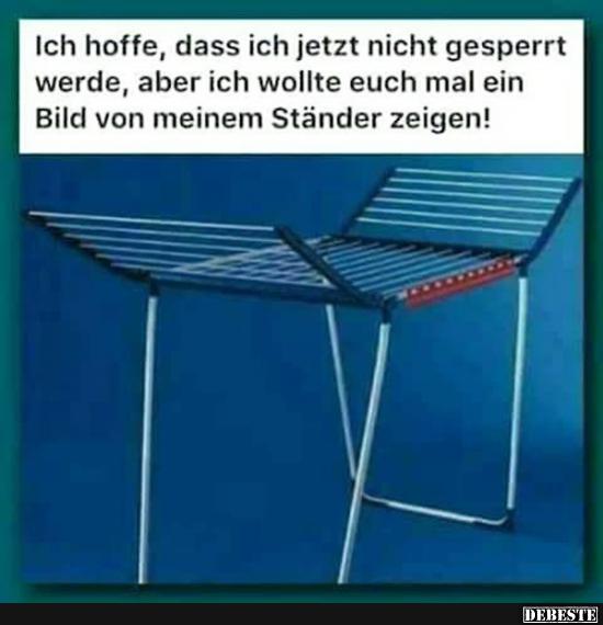 Ich hoffe, dass ich jetzt nicht gesperrt werde..