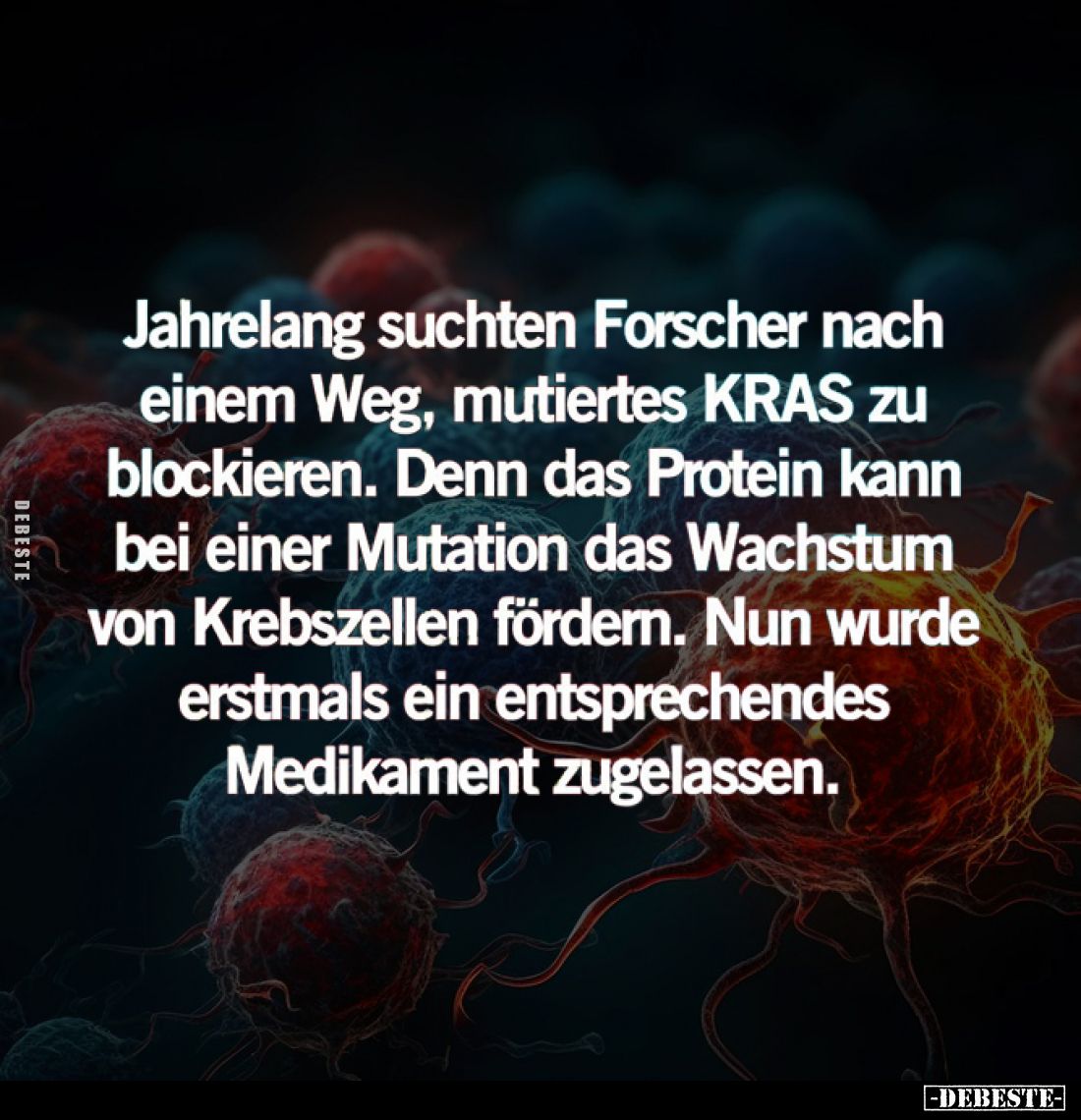 Jahrelang suchten Forscher nach einem Weg, mutiertes KRAS zu blockieren. Denn das Protein kann bei einer Mutation das Wachstu...