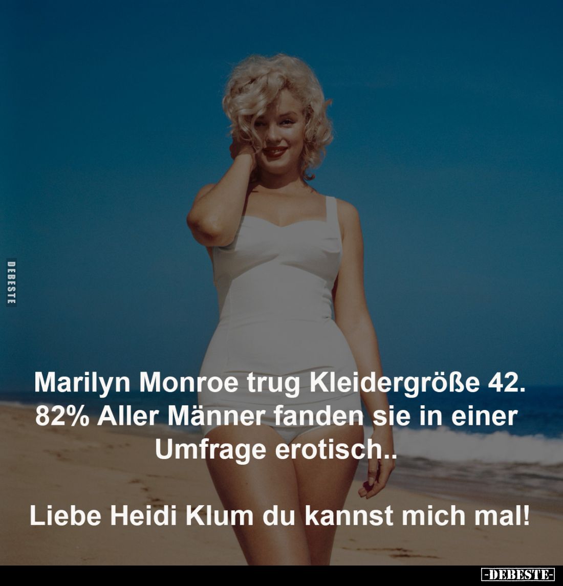 Marilyn Monroe trug Kleidergröße 42... - Lustige Bilder | DEBESTE.de