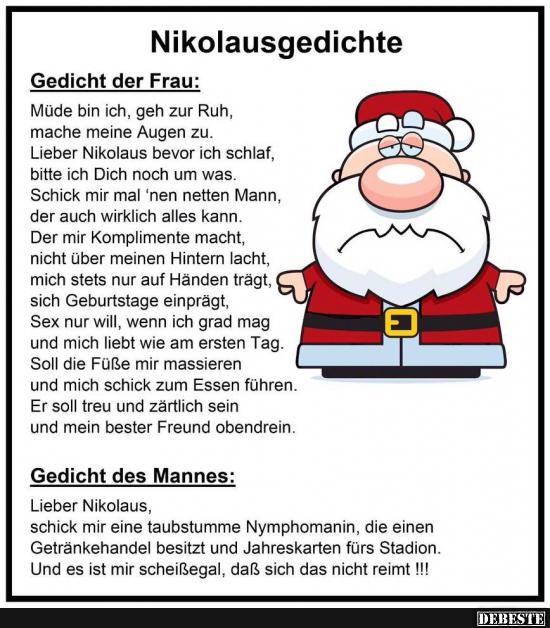 Nikolausgedichte.. - Lustige Bilder | DEBESTE.de