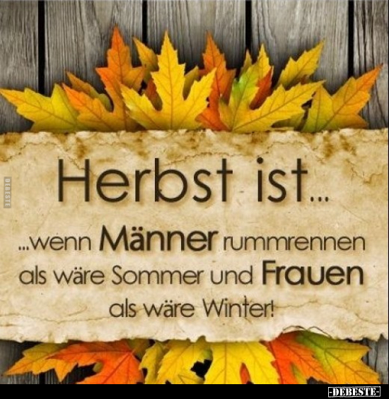 Herbst ist... - Lustige Bilder | DEBESTE.de