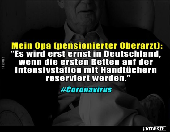 Mein Opa [pensionierter Oberarzt].. - Lustige Bilder | DEBESTE.de