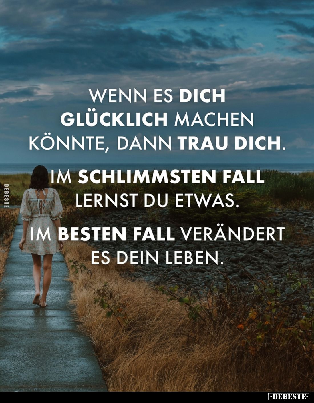 Wenn es dich glücklich machen könnte, dann trau dich.

Im schlimmsten Fall lernst du etwas.

Im besten Fall verändert es ...