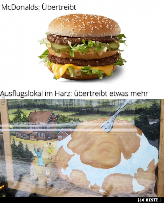 McDonalds: Übertreibt.. - Lustige Bilder | DEBESTE.de