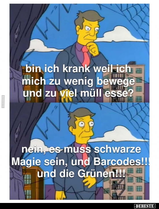 Bin ich krank, weil ich mich zu wenig bewege.. - Lustige Bilder | DEBESTE.de