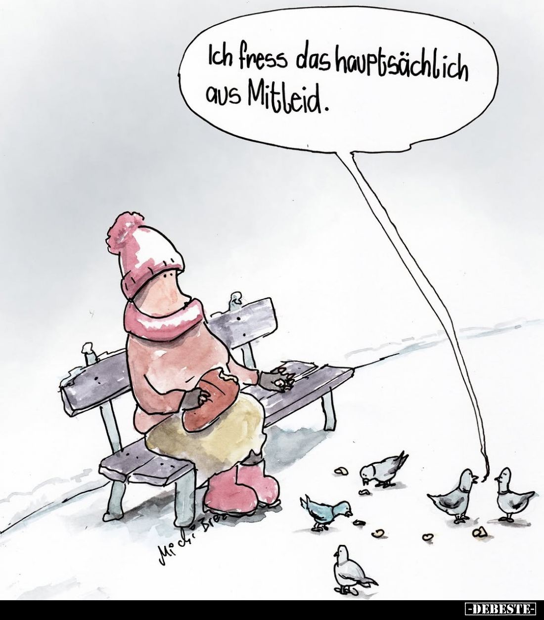 Ich fress das hauptsächlich aus Mitleid... - Lustige Bilder | DEBESTE.de