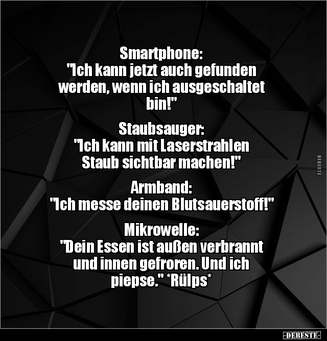 Smartphone: "Ich kann jetzt auch gefunden werden, wenn.." - Lustige Bilder | DEBESTE.de
