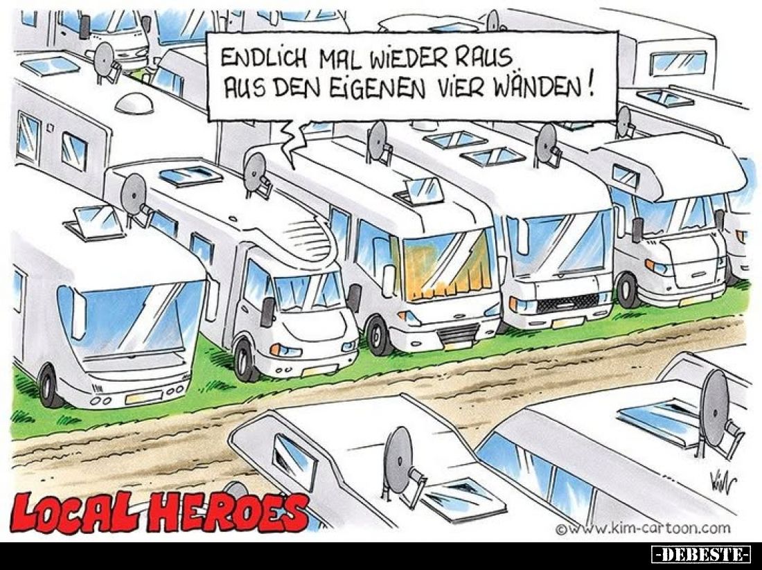 Endlich mal wieder raus. Aus den eigenen vier Wänden!