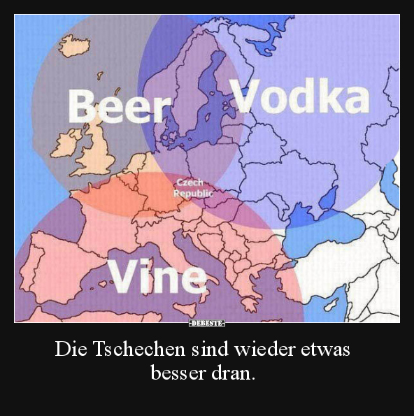 Die Tschechen sind wieder etwas besser dran.