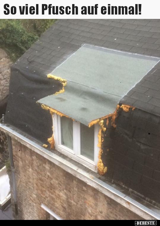 So viel Pfusch auf einmal!..