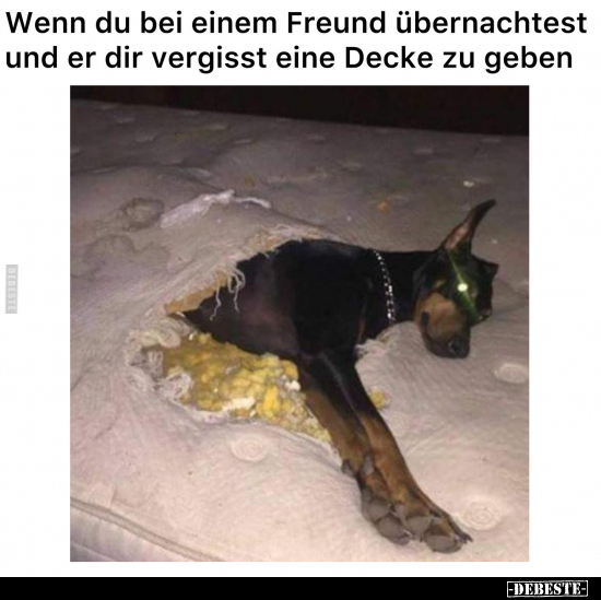 Wenn du bei einem Freund übernachtest.. - Lustige Bilder | DEBESTE.de