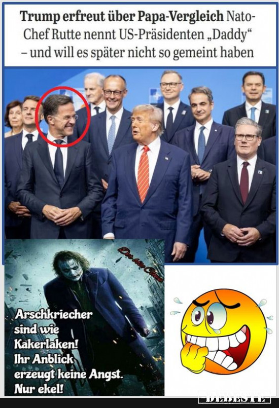 Rutte der beste Arschkriecher ? - Lustige Bilder | DEBESTE.de
