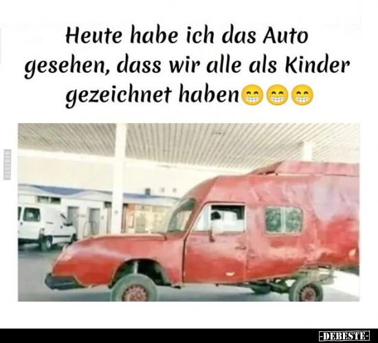 Heute habe ich das Auto gesehen, dass wir alle als Kinder.. - Lustige Bilder | DEBESTE.de