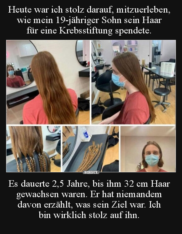 Heute war ich stolz darauf, mitzuerleben, wie mein..