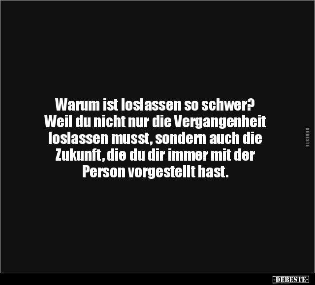 Warum ist loslassen so schwer?.. - Lustige Bilder | DEBESTE.de