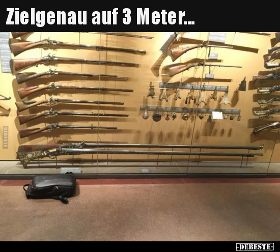 Zielgenau auf 3 Meter...