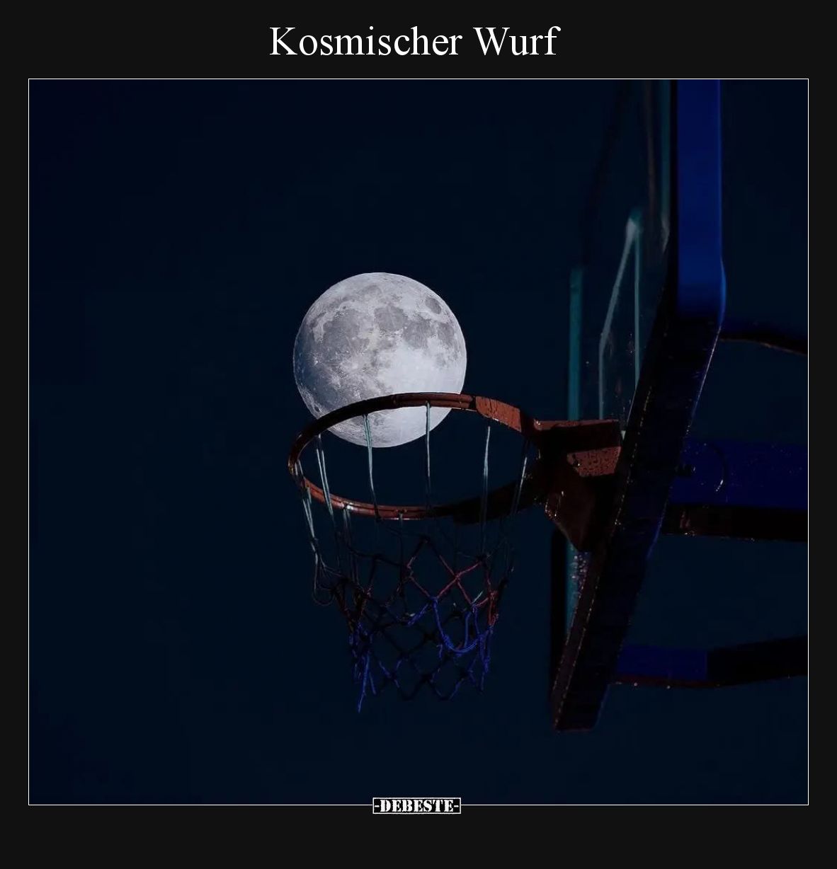 Kosmischer Wurf