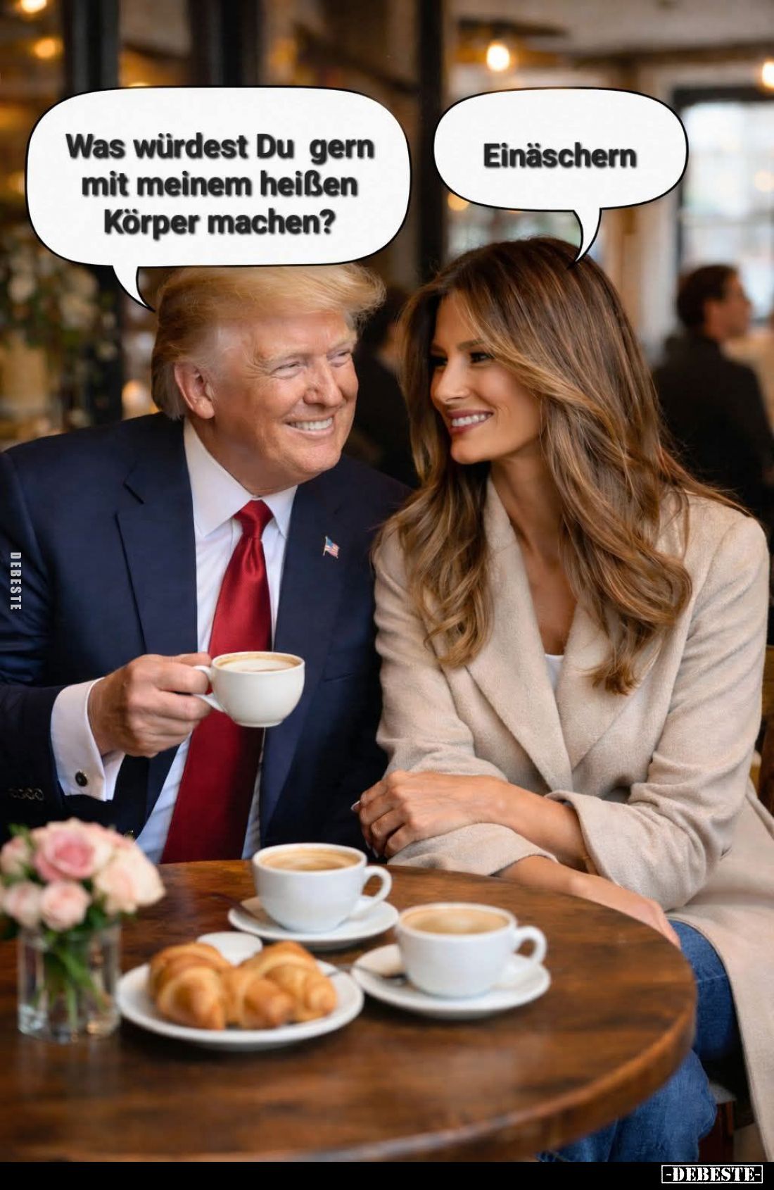 Was würdest Du gern mit meinem heißen Körper machen? - Einäschern.