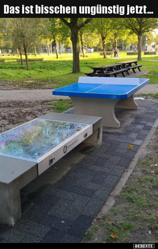 Das ist bisschen ungünstig jetzt...