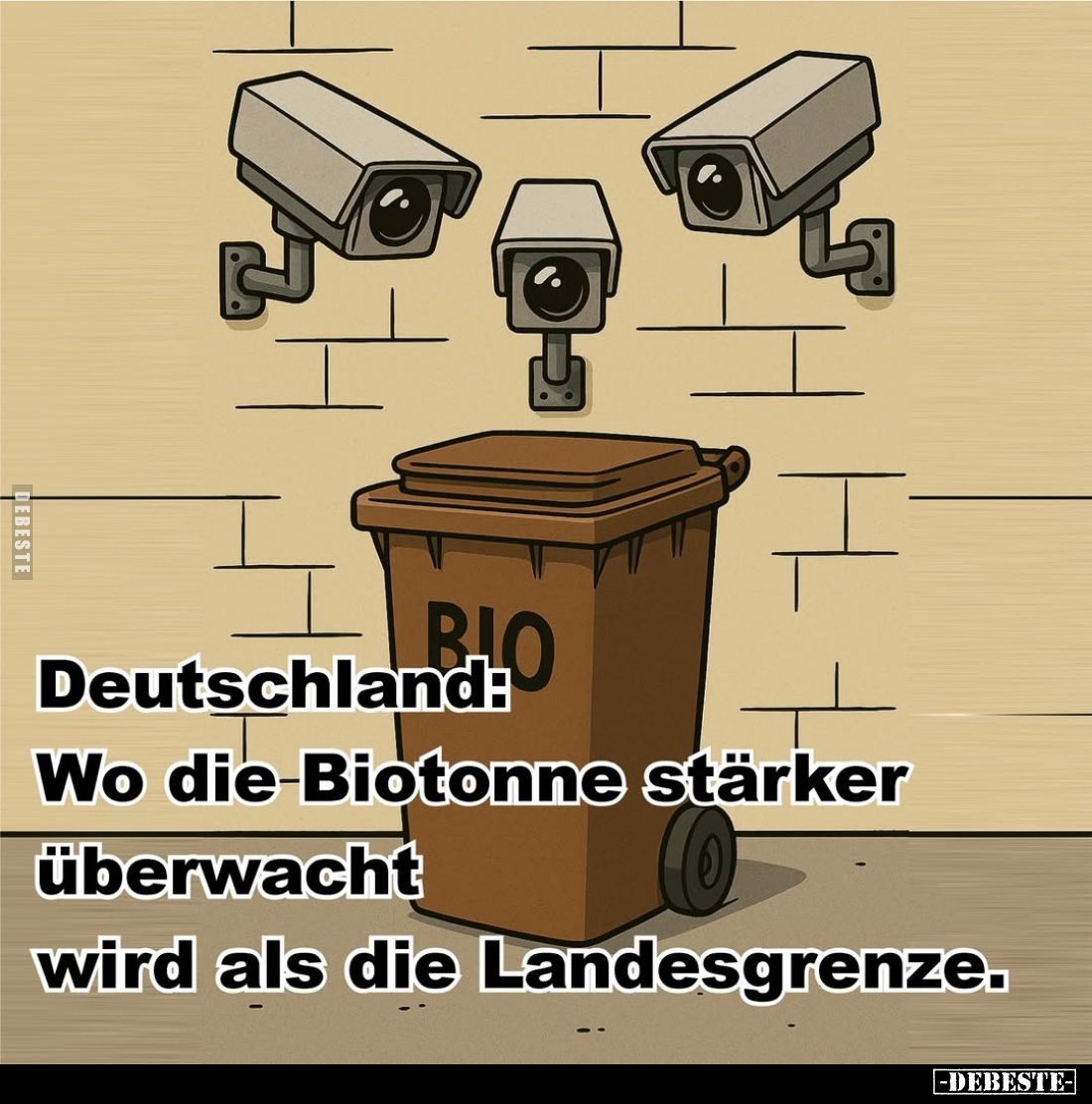 Deutschland: Wo die Biotonne stärker überwacht wird als die Landesgrenze.