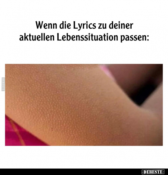 Wenn die Lyrics zu deiner aktuellen Lebenssituation passen.. - Lustige Bilder | DEBESTE.de