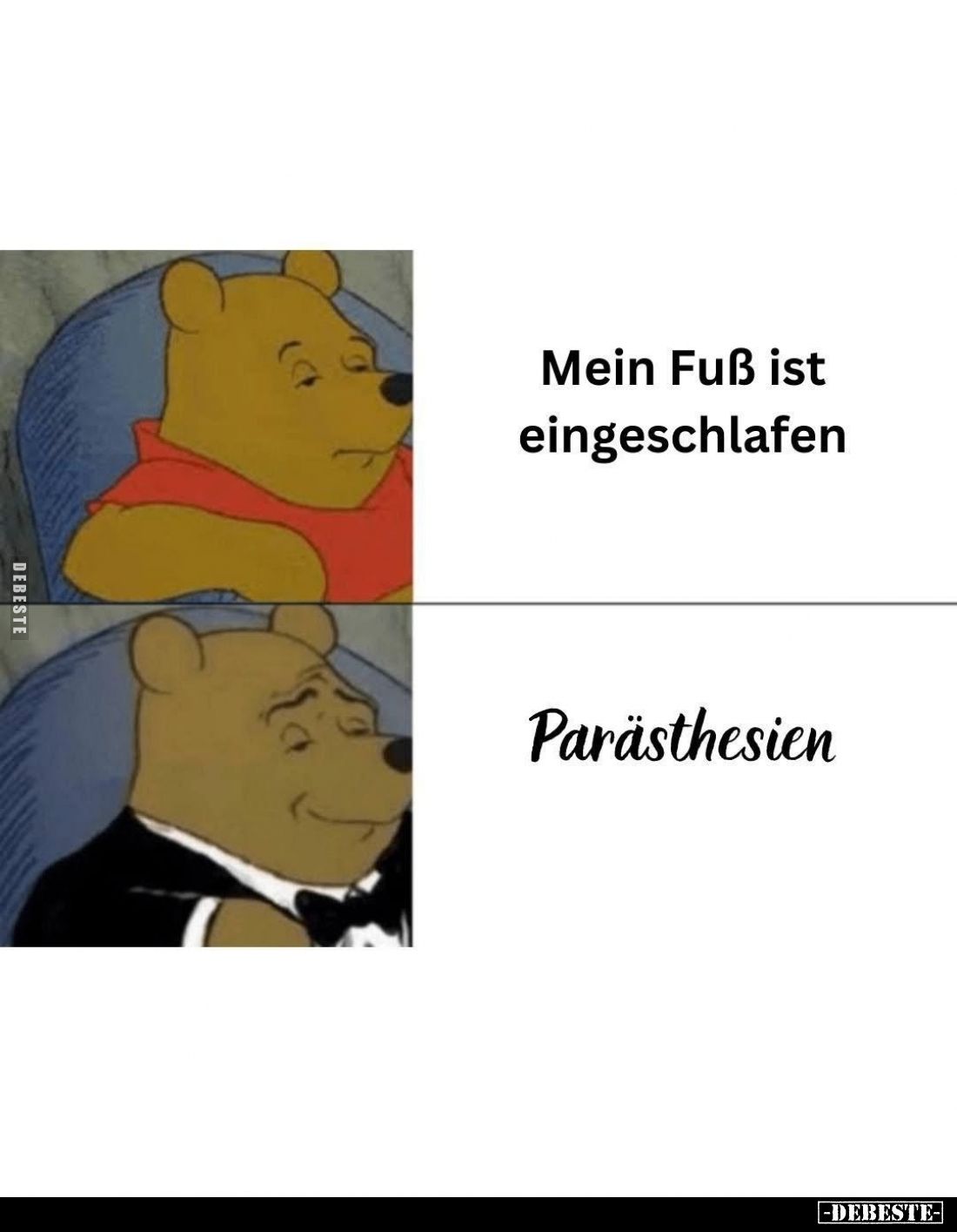Mein Fuß ist eingeschlafen. -
Parästhesien.