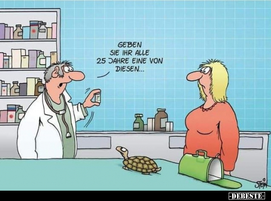 Geben Sie Ihr alle 25 Jahre eine von diesen...